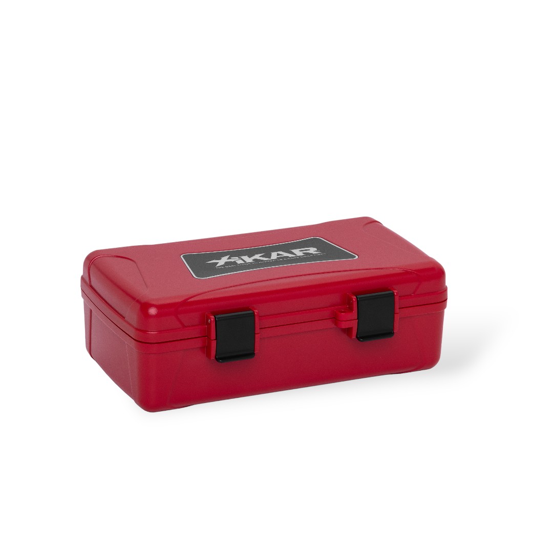 Xikar Tavel Case Red - 10 Ct-Photoroom